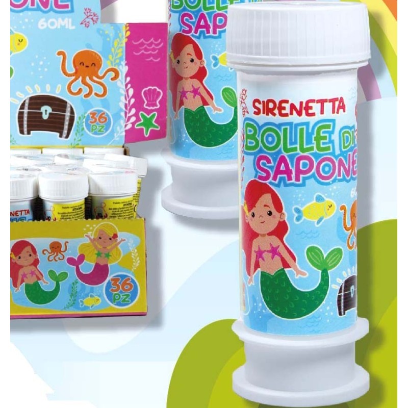 BOLLE DI SAPONE SIRENETTA 60ML