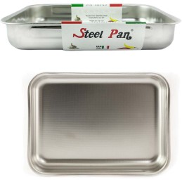 TEGLIA 35cm INOX/ANTIADERENTE STEELPAN