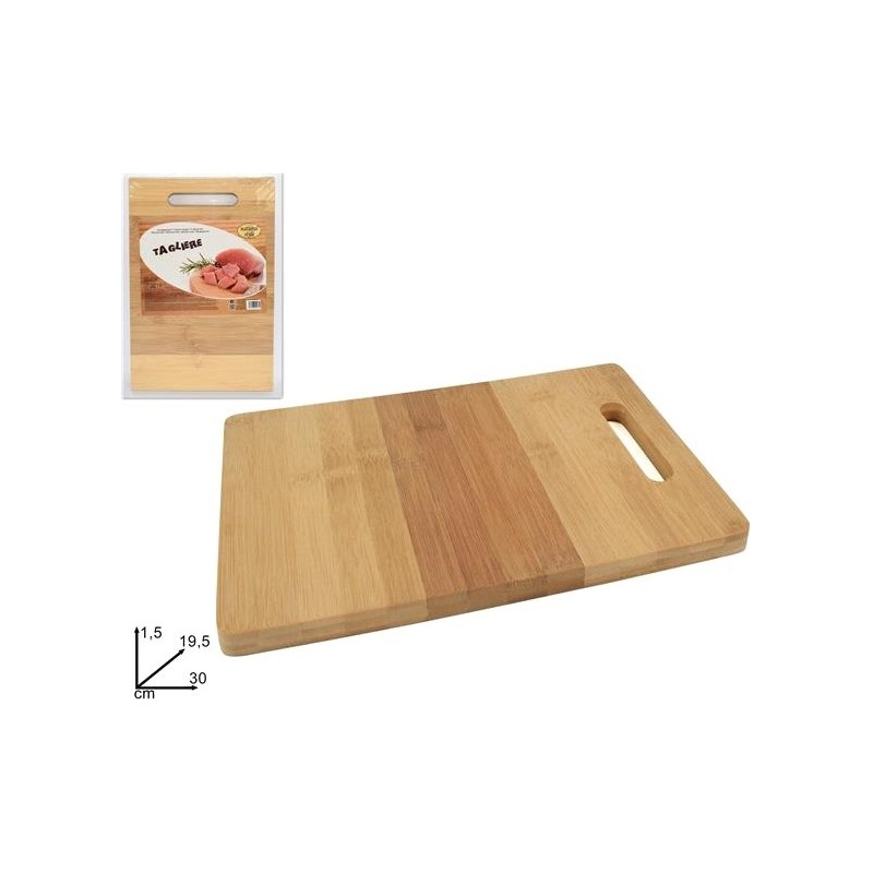 TAGLIERE RETTANG. BAMBOO 30x19