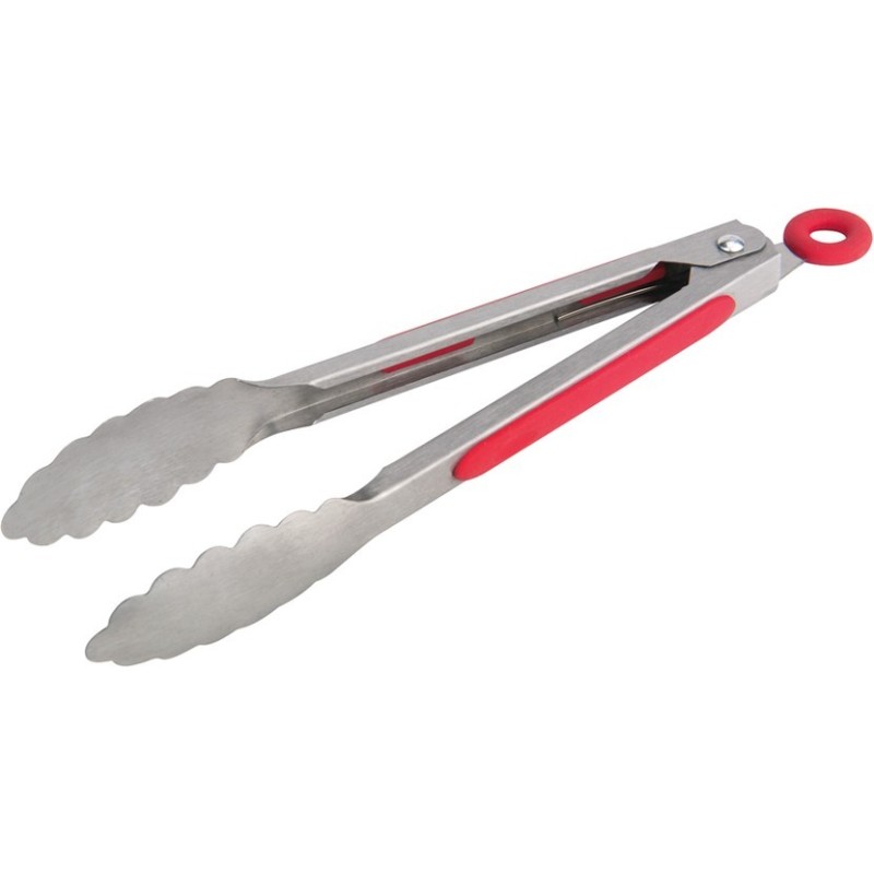 PINZA ACCIAIO 20cm C/SILICONE