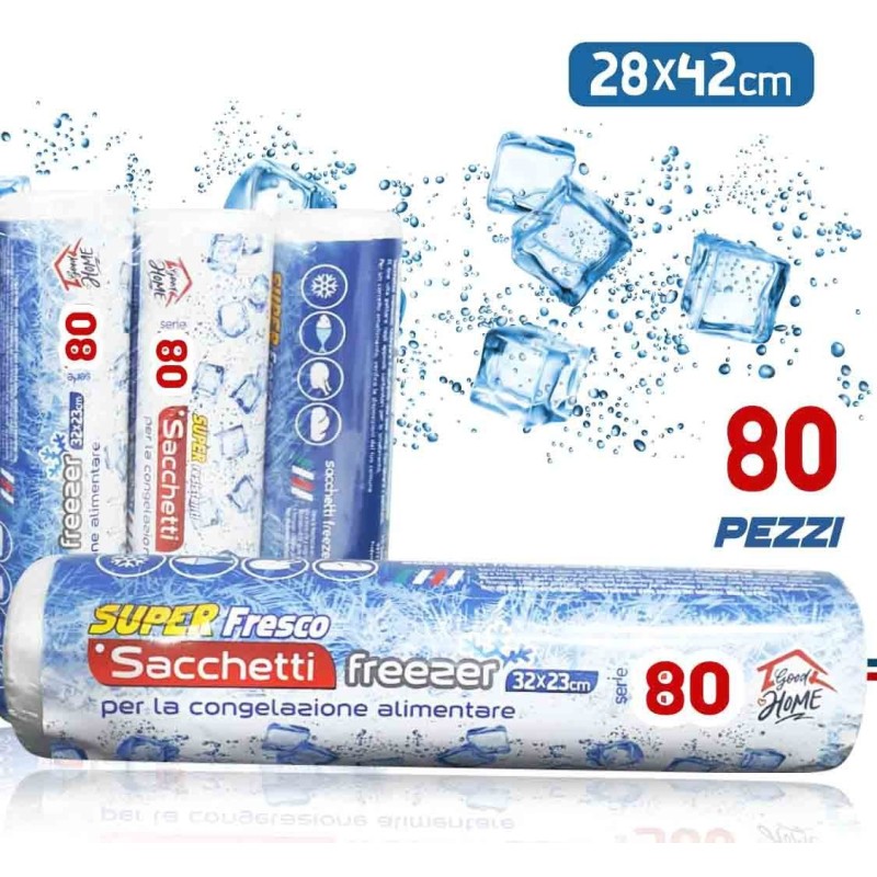 SACCHETTI FREEZER 42x28  80PZ