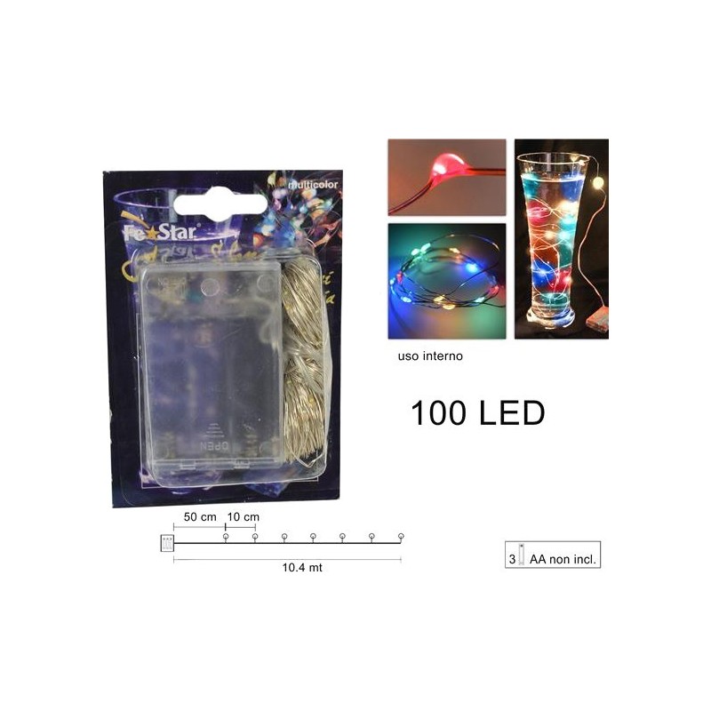 FILO 100 MICROLED BATT.MULTIC