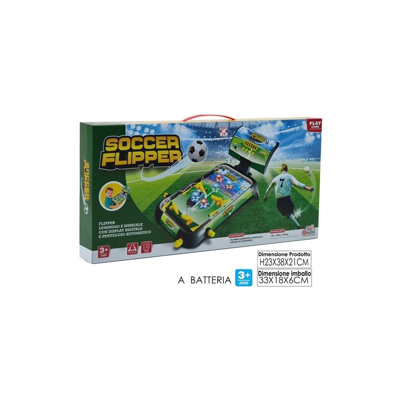 SOCCER FLIPPER A BATTERIA