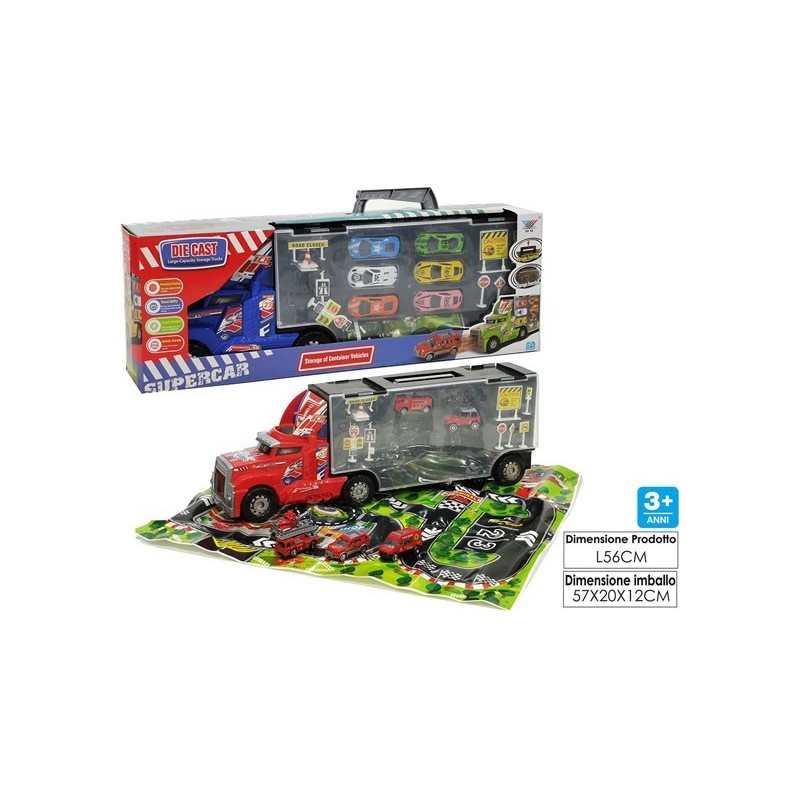 SUPER CAMION DIE-CAST C/6 AUTO