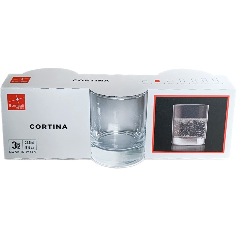 BICCHIERE CORTINA X3 ACQUA 25