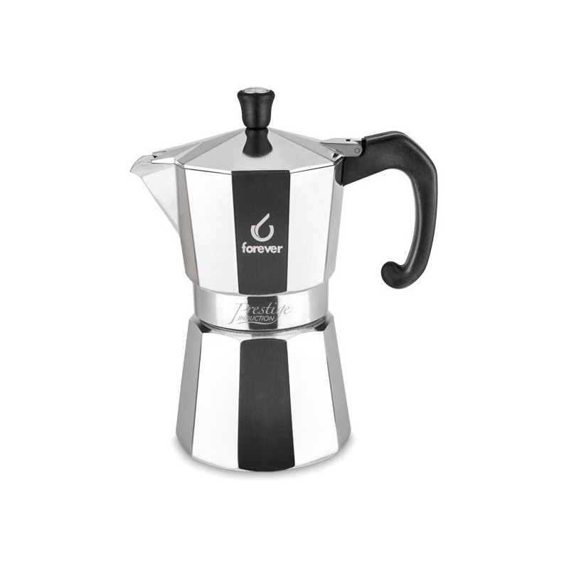 CAFFETTIERA MISS MOKA PRESTIGE 3 TZ. ALLUMINIO INDUZIONE