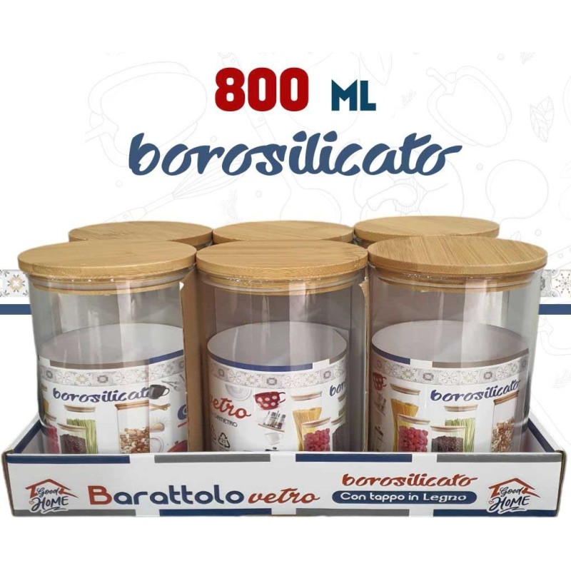 BARATTOLO BOR.ROT.WOOD 800ML