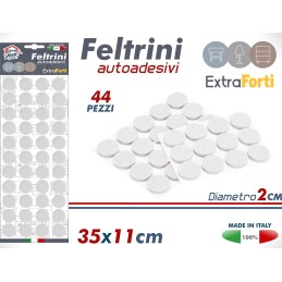 FELTRINI DIAM.2cm BIANCO