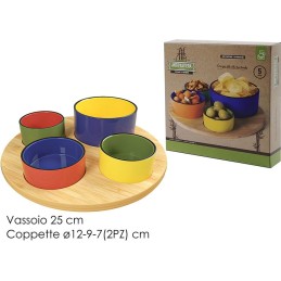 SET 4 ANTIPASTIERE C/BASE TND