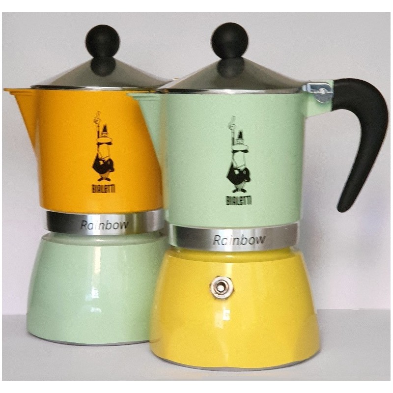 CAFFETTIERA 3 TZ. MOKA COLOR RAINBOW BIALETTI