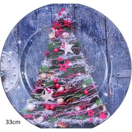 PIATTO PLASTICA 33cm ALBERO