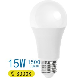 LAMPADINA LED 15W E27 SFERA 3000K AIGOSTAR