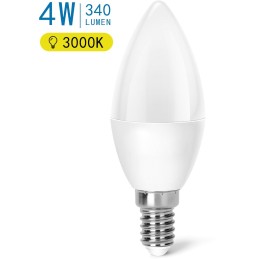 LAMPADINA LED E14 4W OLIVA 3000K AIGOSTAR