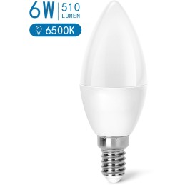 LAMPADINA LED 6W E14 OLIVA 6500K AIGOSTAR