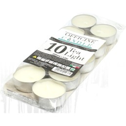 TEALIGHT 10PZ BIANCO 3,6x1,55