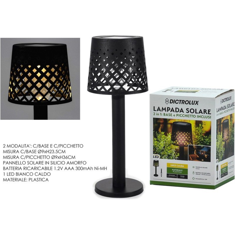 LANTERNA SOLARE 2 IN 1