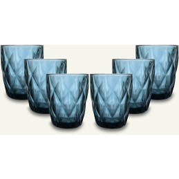 S/6 TUMBLER MELODY BLU 8x10cm ARCA