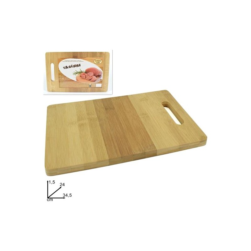 TAGLIERE RETTANG. BAMBOO 34x24