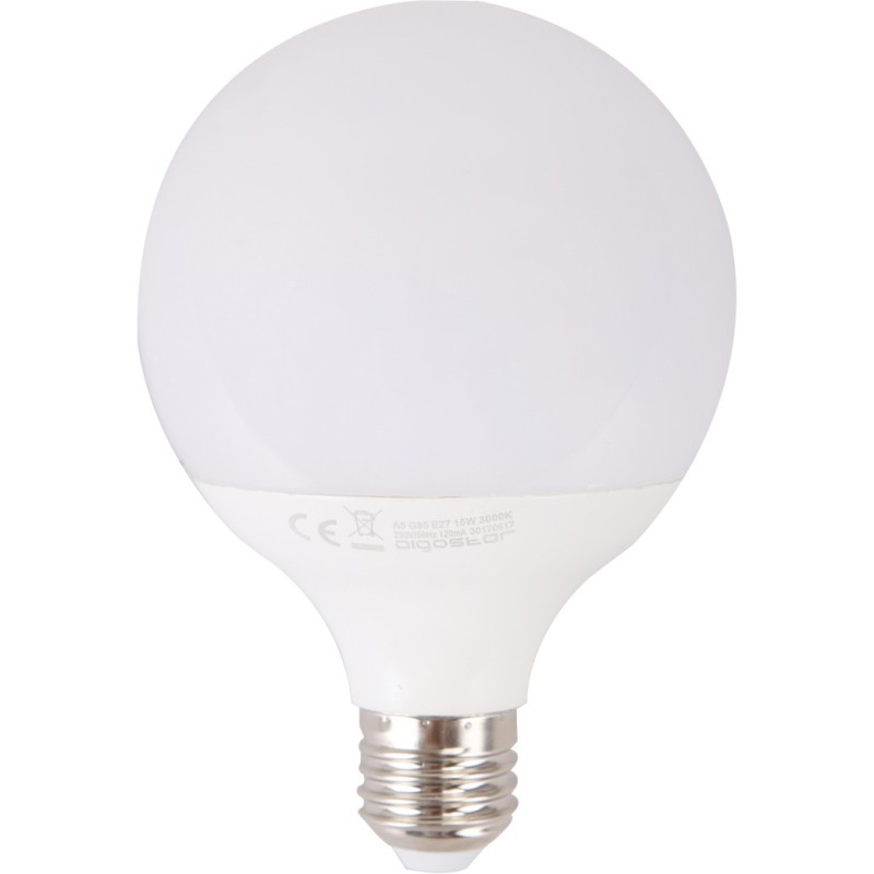 LAMPADINA LED 15W E27 GLOBO FREDDA AIGOSTAR