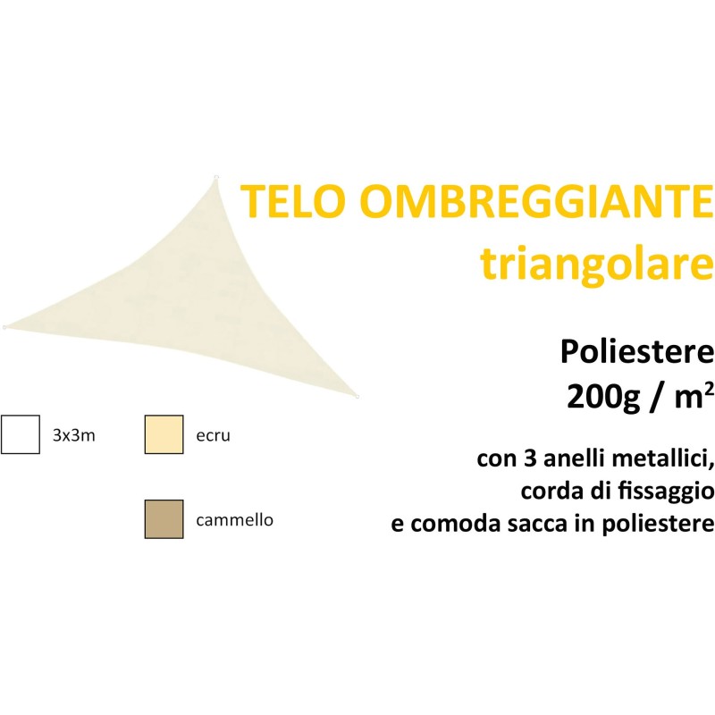 TELO TRIANGOLARE 3x3x3 200G