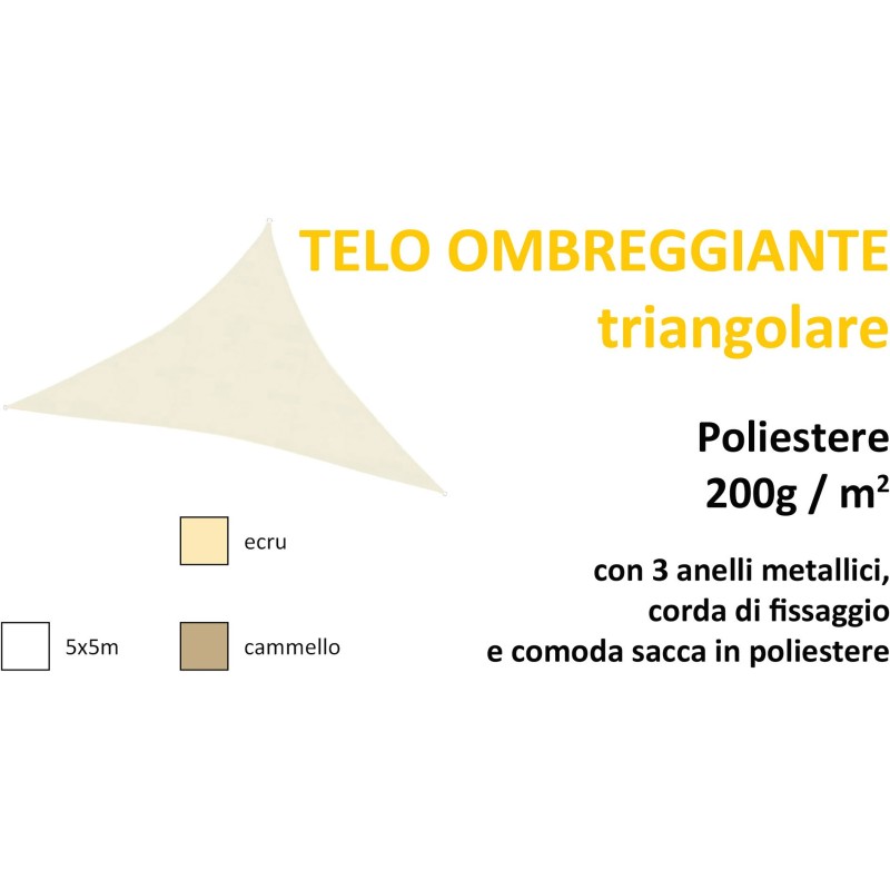 TELO TRIANGOLARE 5x5x5 200G