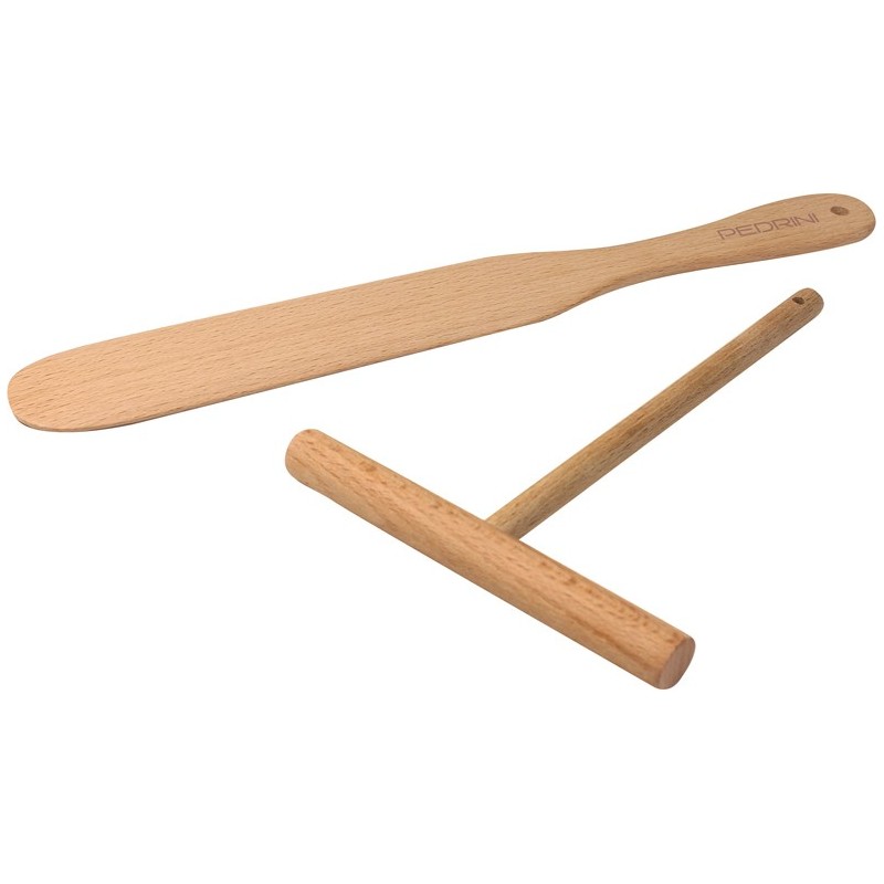 SET 2 SPATOLE PER CREPES LEGNO PEDRINI