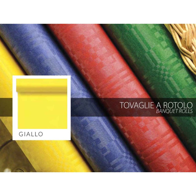 TOVAGLIA DAM. ROTOLO 7x1,20mt GIALLO