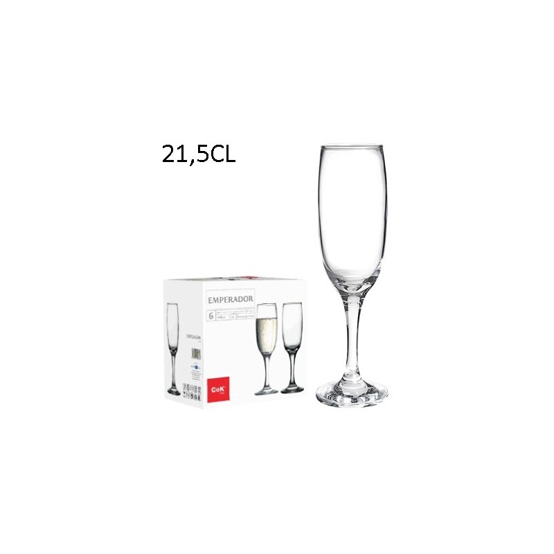 CALICI EMPERADOR CHAMPAGNE 6PZ