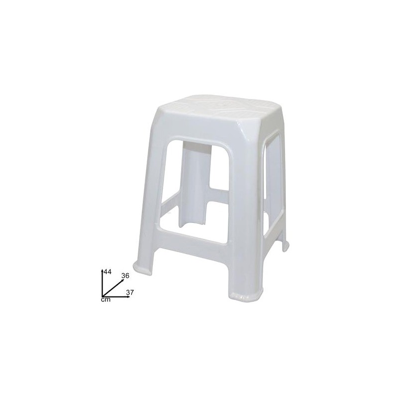 SGABELLO 44x37cm BIANCO