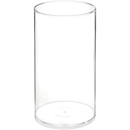 VASO ERMES H17cm TRASP. VECA