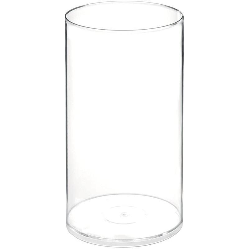 VASO ERMES H17cm TRASP. VECA