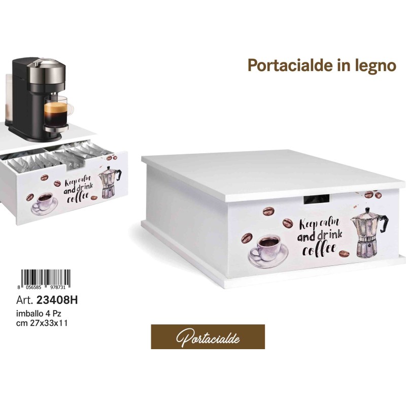 P/CIALDE LEGNO BIANCO MOKA