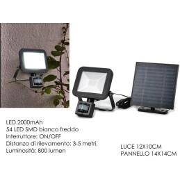 LUCE SOLARE C/SENSORE 6500K