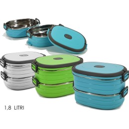 LUNCH BOX OVALE 1,8L 2 SCOMP