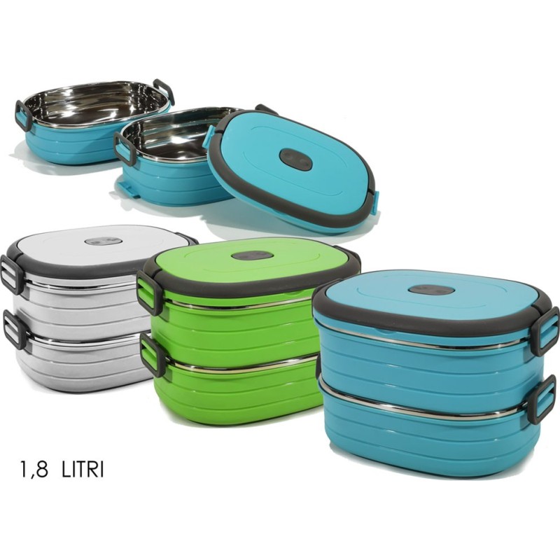 LUNCH BOX OVALE 1,8L 2 SCOMP