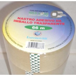 NASTRO IMBALLO TRASPAR. 66MT