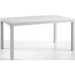 TAVOLO HOUSTON 150x90 BIANCO