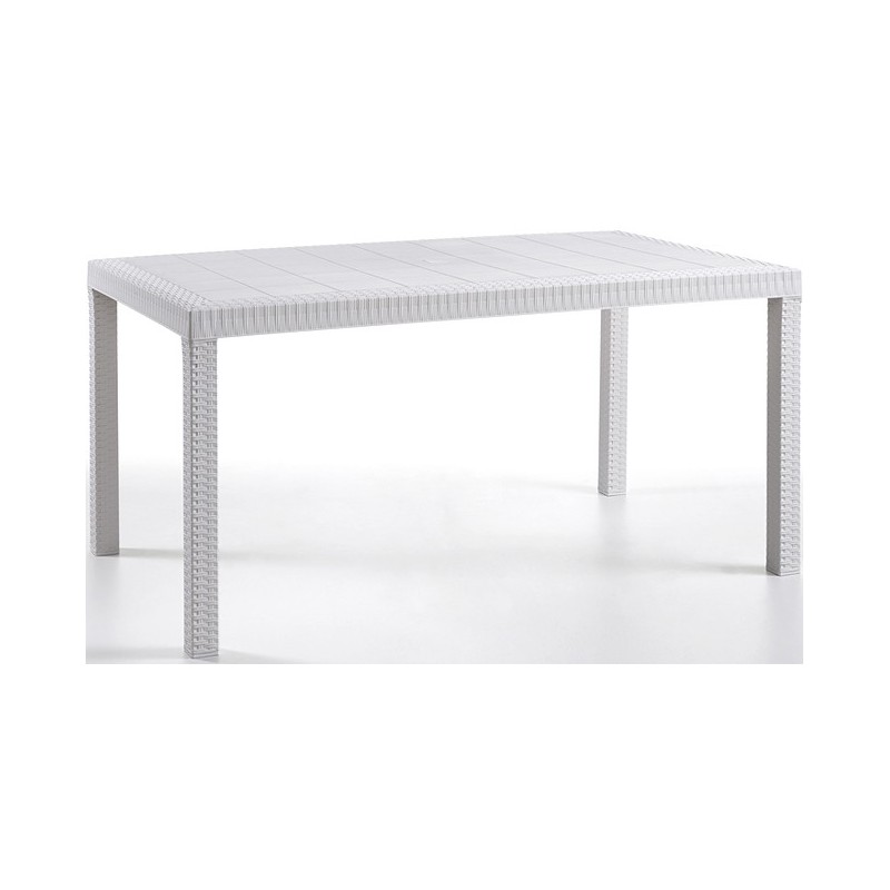 TAVOLO HOUSTON 150x90 BIANCO