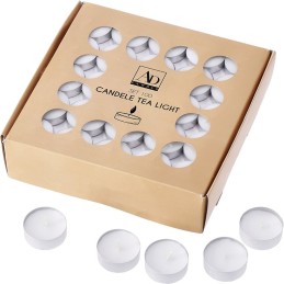 TEALIGHT 100PZ BIANCO D3,75