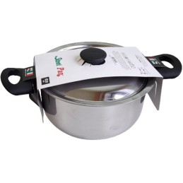 CASSERUOLA 24cm C/C 2M BAK ECO STEELPAN