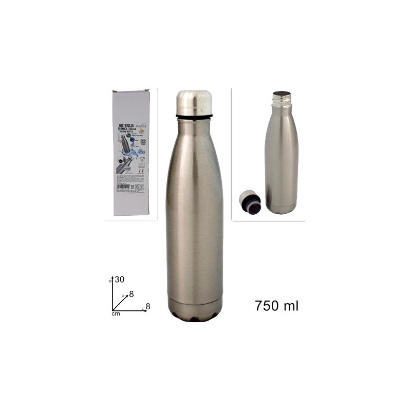 BOTTIGLIA TERMICA 750ML SILVER