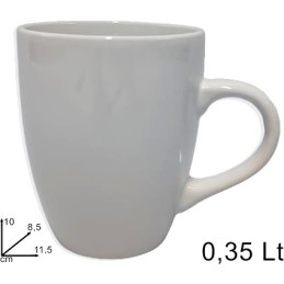 TAZZONE MUG 350ML BIANCO