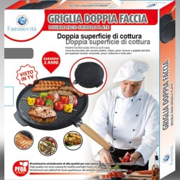 GRIGLIA DOPPIA FACCIA GRANDE 32cm