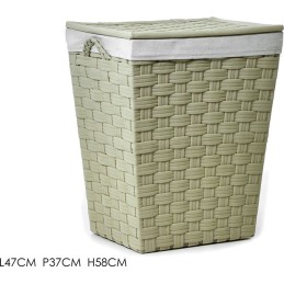 CESTA PORTABIANCHERIA BEIGE