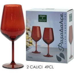 SET 2 CALICI ALLEGRA ROSSO 49