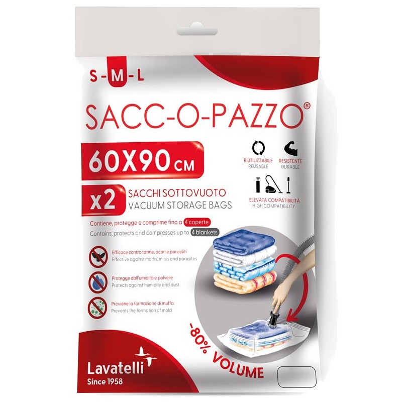 SACC-O-PAZZO COPERTE SET 2 PZ. LAVATELLI