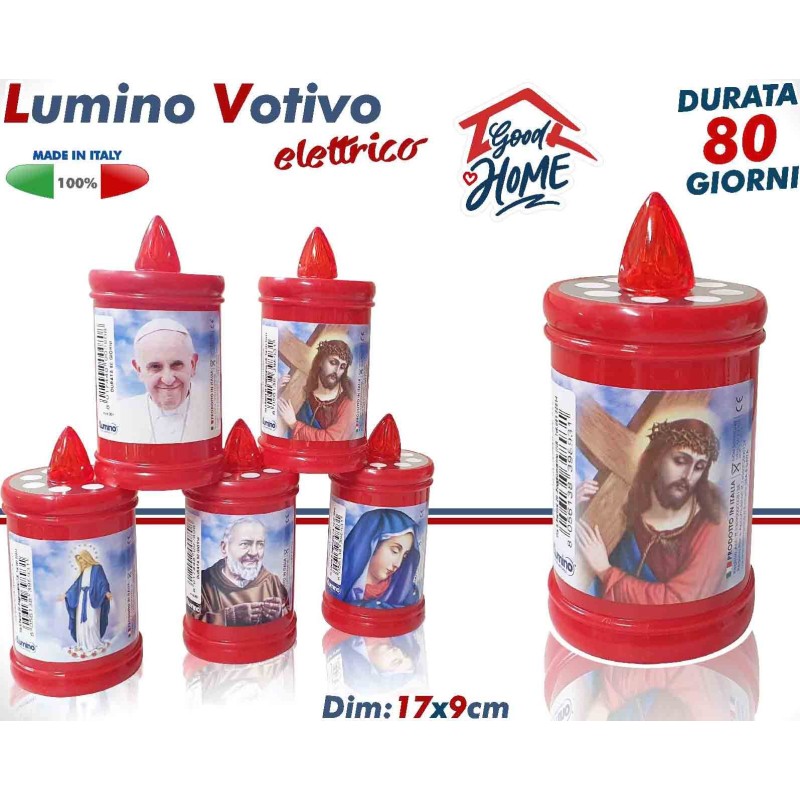 LUMINO VOTIVO ROSSO 39893