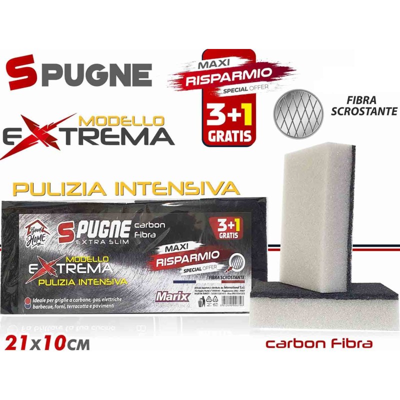 SPUGNE EXTRA FORTI 3+1