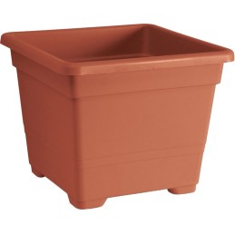 VASO QUADRATO 22cm VECA