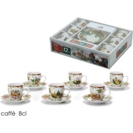 BOX CAFFE' 6+6  8CL CHRISTMAS COOKIES MIX